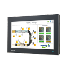 Advantech FPM-7151W 15.6" Industrial Monitor with Projected Capacitive Touchscreen, Direct-VGA/DVI or VGA/HDMI ports