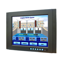 Advantech FPM-3151G 15" XGA Industrial Monitor with Resistive Touchscreen, Direct-VGA, DVI Ports, and Wide Operating Temperature